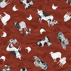 Red - Cows, Goats, Chickens